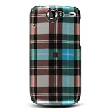Htc Google Nexus One 1 Crystal Phone Cover Case Blue Check