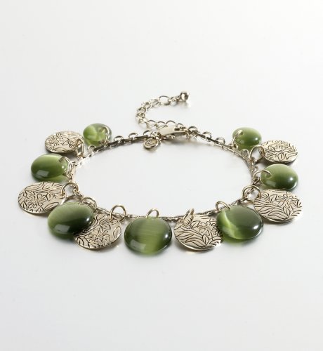 Disc Pendant Bracelet