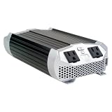 I-Tec T2004 850 Watt Power Inverter with USB Port, Dual 110v Outlets, Battery Terminal Clips, Map Light, and iPod Quick Charge Adaptor