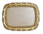 Celery Wooden Serving Tray, Artichoke Pattern