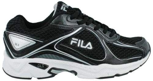 Fila Men's Trexa Lite Sneaker, Blk/Blk/Metallic Silver, 8 M US