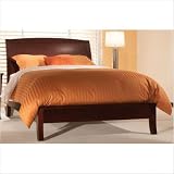 Milano Sleigh Bed in Espresso Size: California King