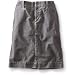 Corduroy Skirts | Long Straight Denim Skirts - Corduroy Trouser Skirt (Regular 12 Washed Cinder)