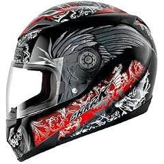 SHARK S700 Moloch, Integralhelm, schw./rot, Gr.M