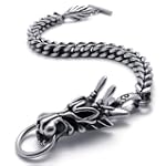 Konov Jewellery Men's Stainless Steel...