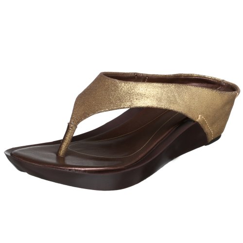 Buy Rockport Women's Sherylee Thong Sandal,Gold,8.5 M Today