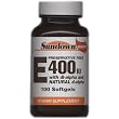 Sundown Vitamin Supplement, E 400 IU with dl-alpha and natural d-alpha, 100 softgels