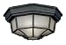 Minka Lavery 9928-66-PL Exterior Ceiling Flush Mount - Basic PL Black - Outdoor Lighting