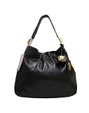 BETSEY JOHNSON Queen of Night Large Hobo Bag in Black Leather