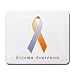 Eczema Awareness Ribbon Mouse Pad