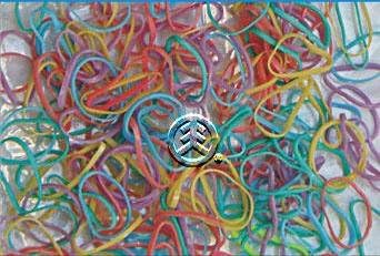 Small Assorted Pastel2 Elastic Rubber Bands Great for Styling, Hair Twists, Dreadlocks, Babies, Kids Hair, Braids Hair, etc 250 pack