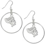 Rutgers Scarlet Knights School Charm Round Earrings