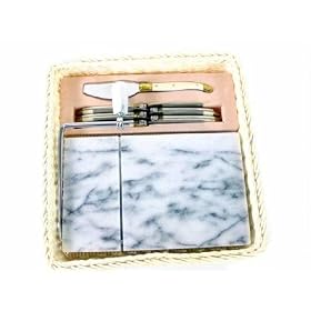 Laguiole Foie Gras Cutting and serving set in gift basket 7 piece set by Laguiole