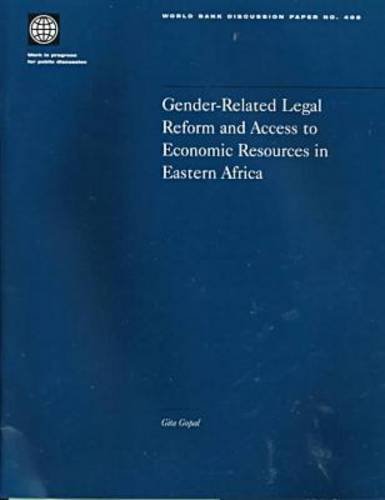 Gender-Related Legal Reform and Access to Economic Resources in Eastern Africa (World Bank Discussion Papers)