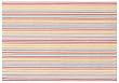 Durable Hand Woven 100% Cotton Striped Placemat with Fused Backing 12x18 Inches Set of 6