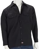 Dickies Herren Langarm Hemd Work, Black, XXL