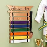 Personalized Karate Belt Display Rack - Martial Arts Personalized Karate Belt Display Rack - Martial Arts