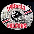 Atlanta Falcons Belt Buckle - NFL Football Fan Shop Sports Team Merchandise