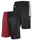 Miami Heat Climalite Performance Embroidered Pre-Game Shorts by Adidas (XX-Large)