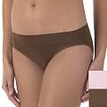 Gilligan & O'Malley® Seamless Bikini 2-pk. - Pink/ Chocolate