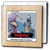 Review 3dRose LLC  / Armourmani Designer Elegance 4 a Knight Out - 6 Inch Tile Napkin Holder