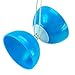 ELENKER New Big Bowl Diabolo Chinese Yo Yo Juggling Spinning Classic Toys with Hand Sticks Blue