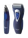 Panasonic ES4026CMB Men's Double Blade Shaving Combo with Bonus Nose/Ear Trimmer