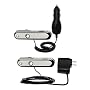 Essential Kit for the Sony Ericsson HBH-DS980 - includes Car and Wall Charger with Rapid Charge Technology - Gomadic Brand w/ TipExchange Technology