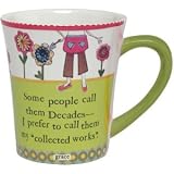 Curly Girl Ceramic Mug- Some People Call Them Decades