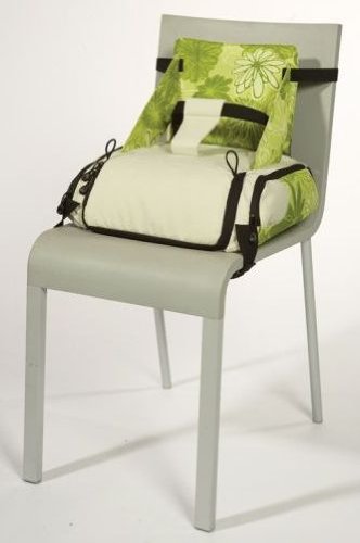 Imagen 2 de Hoppop 985035 Flower Power - Bolsa para pañales con cambiador y asiento para bebé, diseño estampado (2 en 1, aguanta hasta 15 kg)