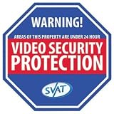 Best Price Svat Vu101-Sgn Reflective Aluminum Security System Warning Sign