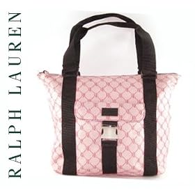 Polo Ralph Lauren Hand Bag Tote Red Pink