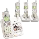 AT&T 5.8 GHz Four Handset Answering System, Cream/Titanium ( EL42408)