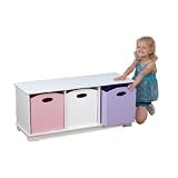 Nantucket Pastel Storage Bench