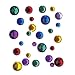 Round Stick-On Rhinestone Jewels Gem Tones