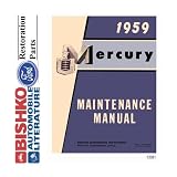 1959 FORD MERCURY Service Manual CD by Ford
