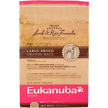 Eukanuba Natural Lamb and Rice Adult Large Breed Formula Dog Food