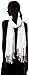 D&Y Women's Solid Oblong Scarf with Lace and Fringe