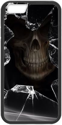 Generic Custom Personalized Design Skull Skeleton Plastic and TPU(Laser Technology)Case Cover for iPhone6