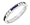 14K White Gold Sapphire and Diamond Ring (Size: 6)