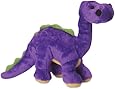goDog Dinos Bruto With Chew Guard Technology Tough Plush Dog Toy, Purple, Small