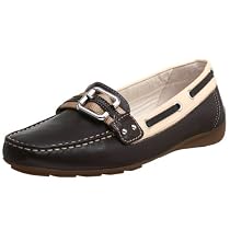 Geox Women's Grin Slip-On,Coffee/Beige,38 EU (US Women's 8 M)