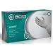 Elara FNE202-4P Everfit Nitrile Glove with Beaded Cuff, Disposable, Powder Free, 240mm Length, Medium (4 Packs of 100 Gloves)