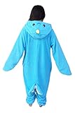Animal Cosplay Costume Narwhal Onesies Unisex-adult Pajamas Cartoon Sleepwear Size S Sky Blue