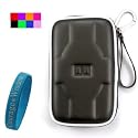 Carrying Case Garmin N&uuml;vi 760 4.3-inch Widescree 4.3 Garmin Nuvi 885t 880 855 785t 765t 755t 780 770 760 750 (Many Color Available) + Courage*wisdom Wristband