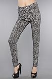 Motel The Jordan Jean in Crackle Black,Denim for Women, Small,Black
