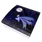 Playstation Slim Skin (PS3 slim) Plus Two Matching Controller Skins - Dark Fairy