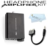 Fiio E10 USB DAC and Portable Headphone Amplifier + BONUS Fiio L3 Line Out Dock (LOD) Cable for iPhone and iPod + Butterfly Photo MicroFiber Cleaning Cloth