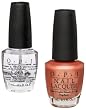 OPI Nail Polish, Chocolate Shakes-spear (B20) 1/2 Oucne & Classic Top Coat 0.5-Ounce