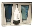 Ck In2U by Calvin Klein for Men, Gift Set (Eau De Toilette Spray 5 Ounce, Hair and Body Wash 6.7 Ounce, After Shave Gel 5 Ounce)